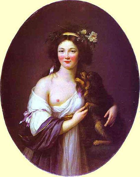 elisabeth vigee-lebrun Portrait of Mme D'Aguesseau. Sweden oil painting art